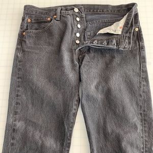 Levi's Button Fly 501 Jeans - Black
